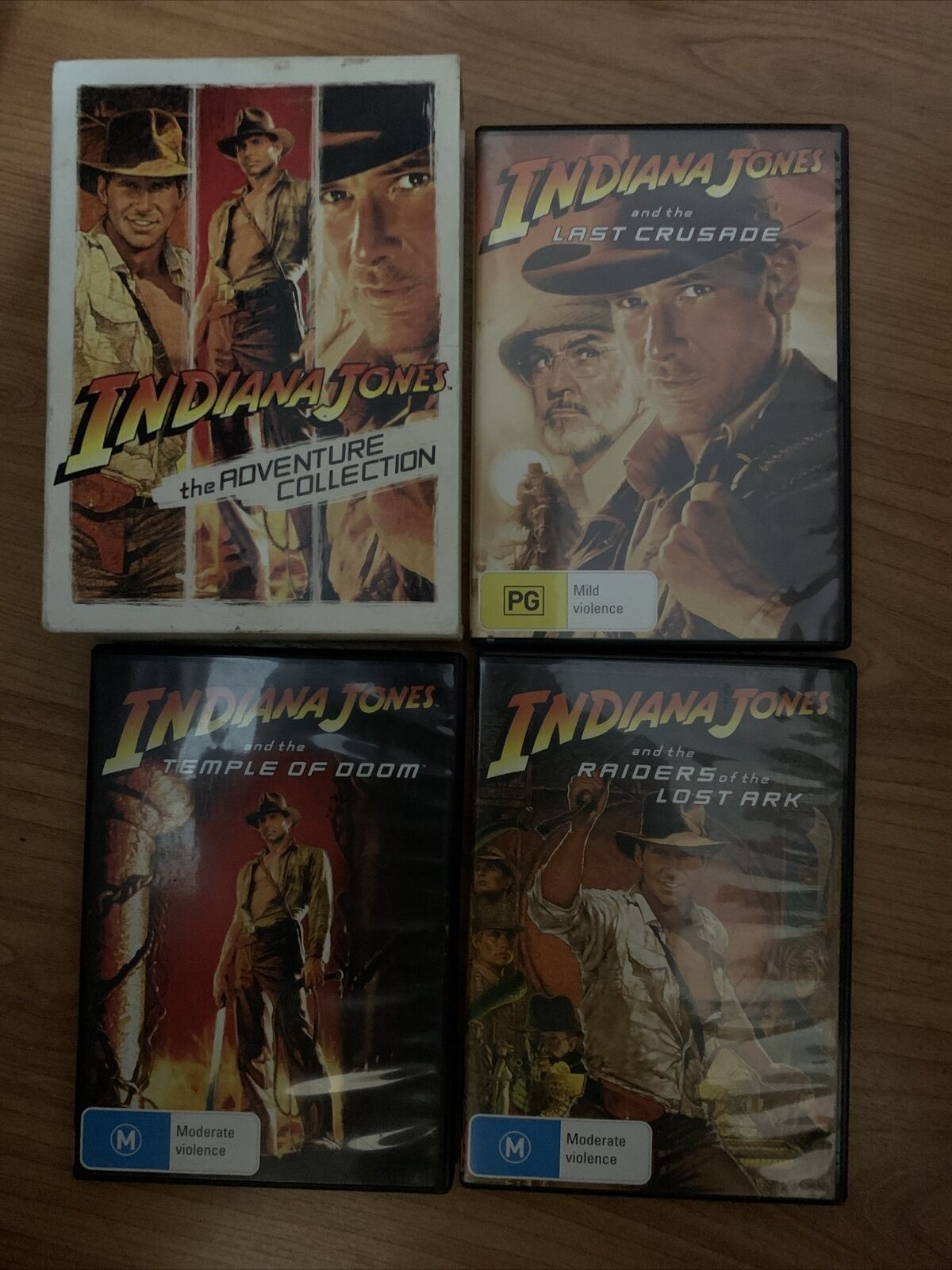 The Indiana Jones Trilogy Adventure Collection (DVD) Region 4&2