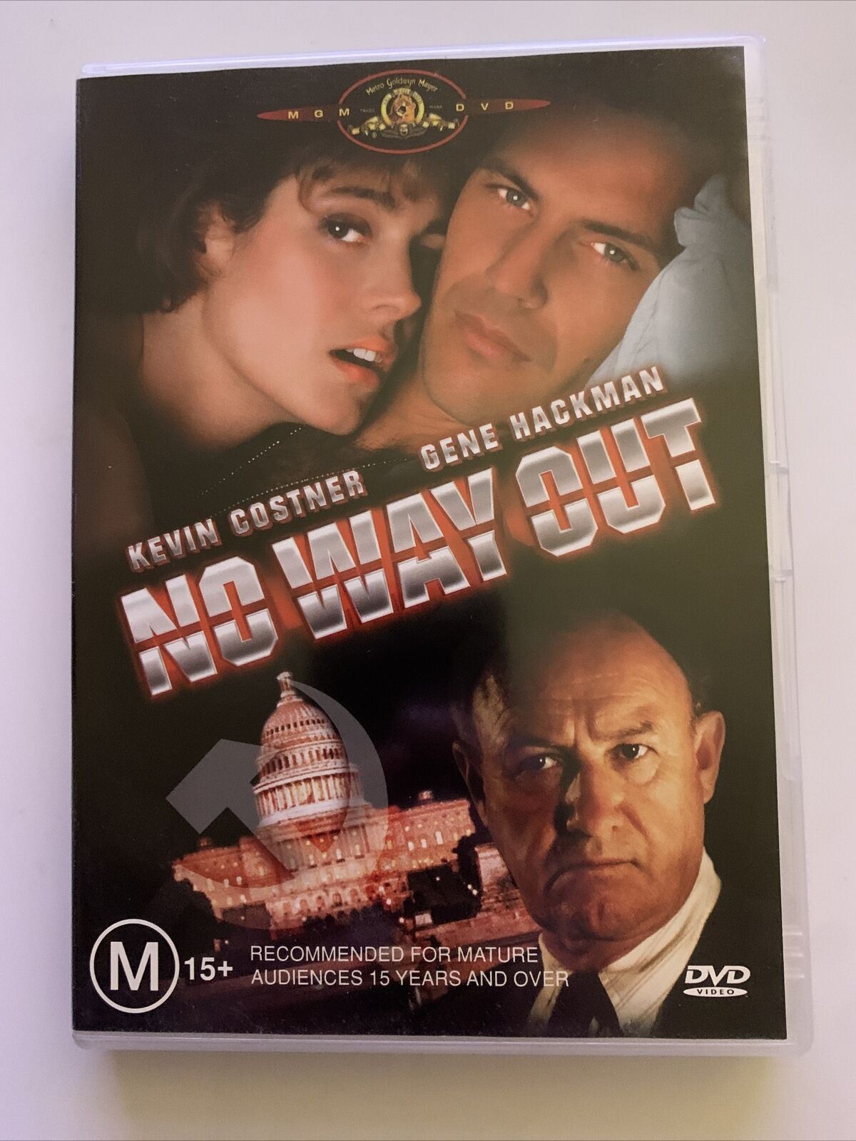 No Way Out (DVD, 1987) Kevin Costner, Gene Hackman, Sean Young. Region 4&2