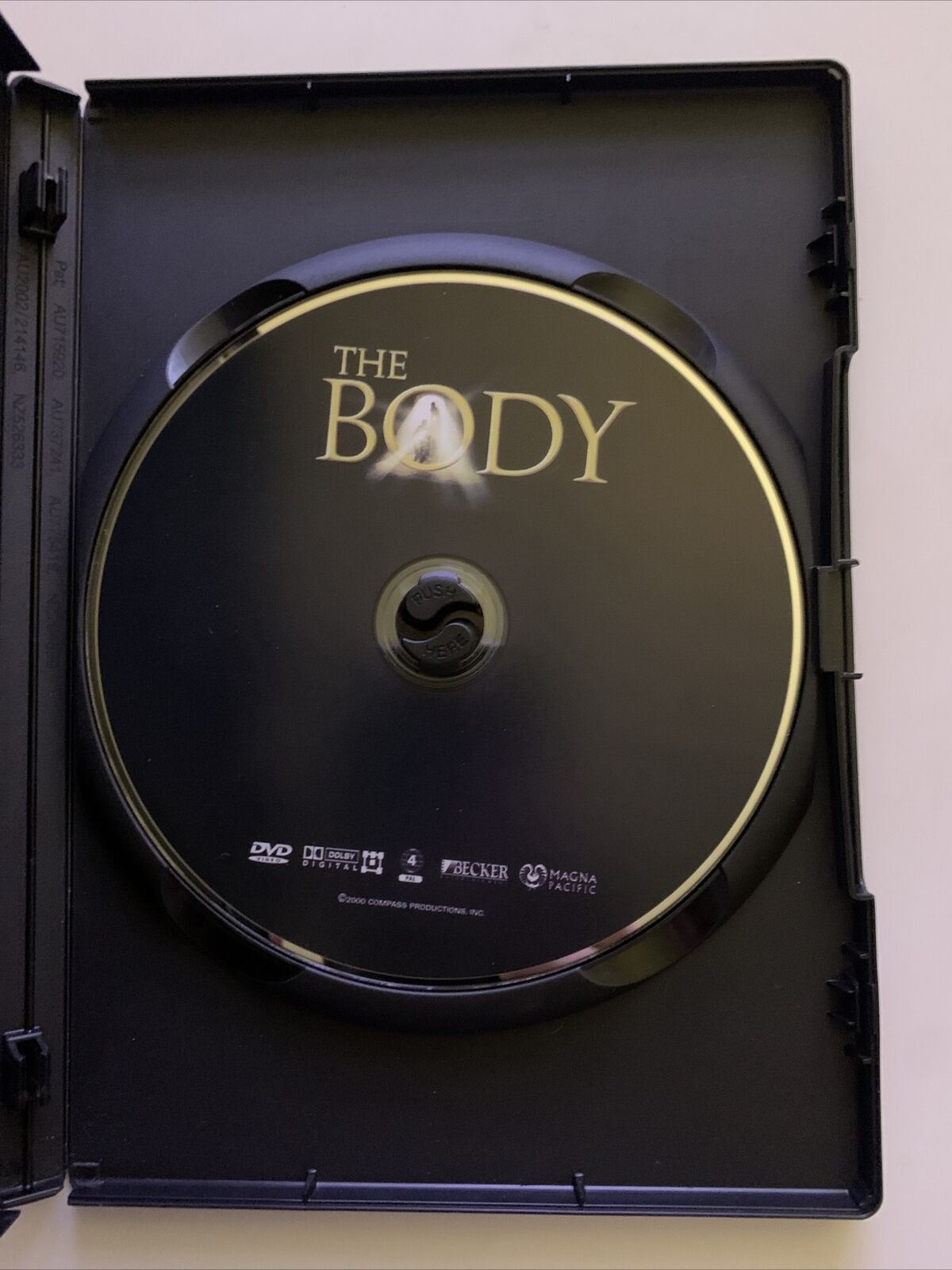 The Body (DVD, 2001) Antonio Banderas, Olivia Williams, John Shrapnel