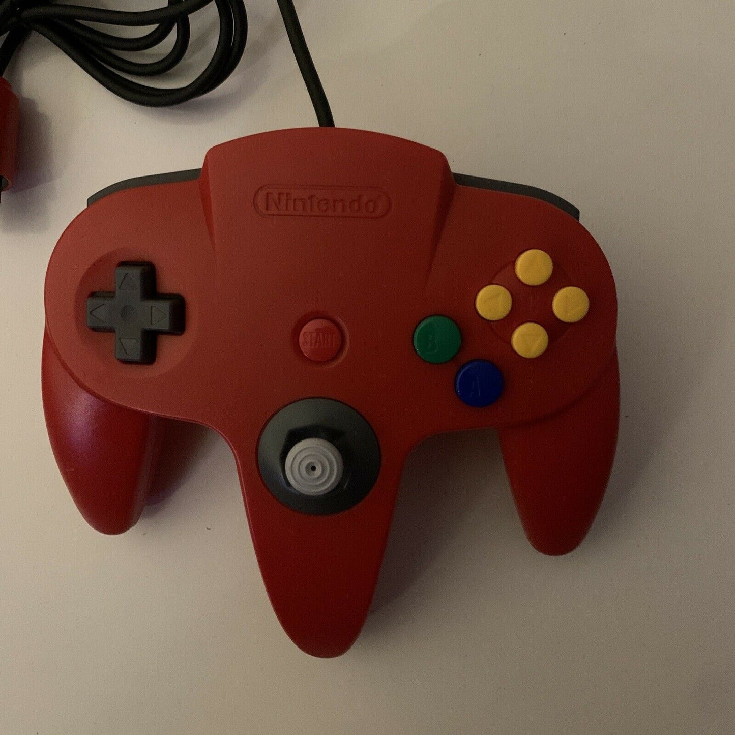 Genuine Nintendo 64 N64 Controller Original Red - NUS-005