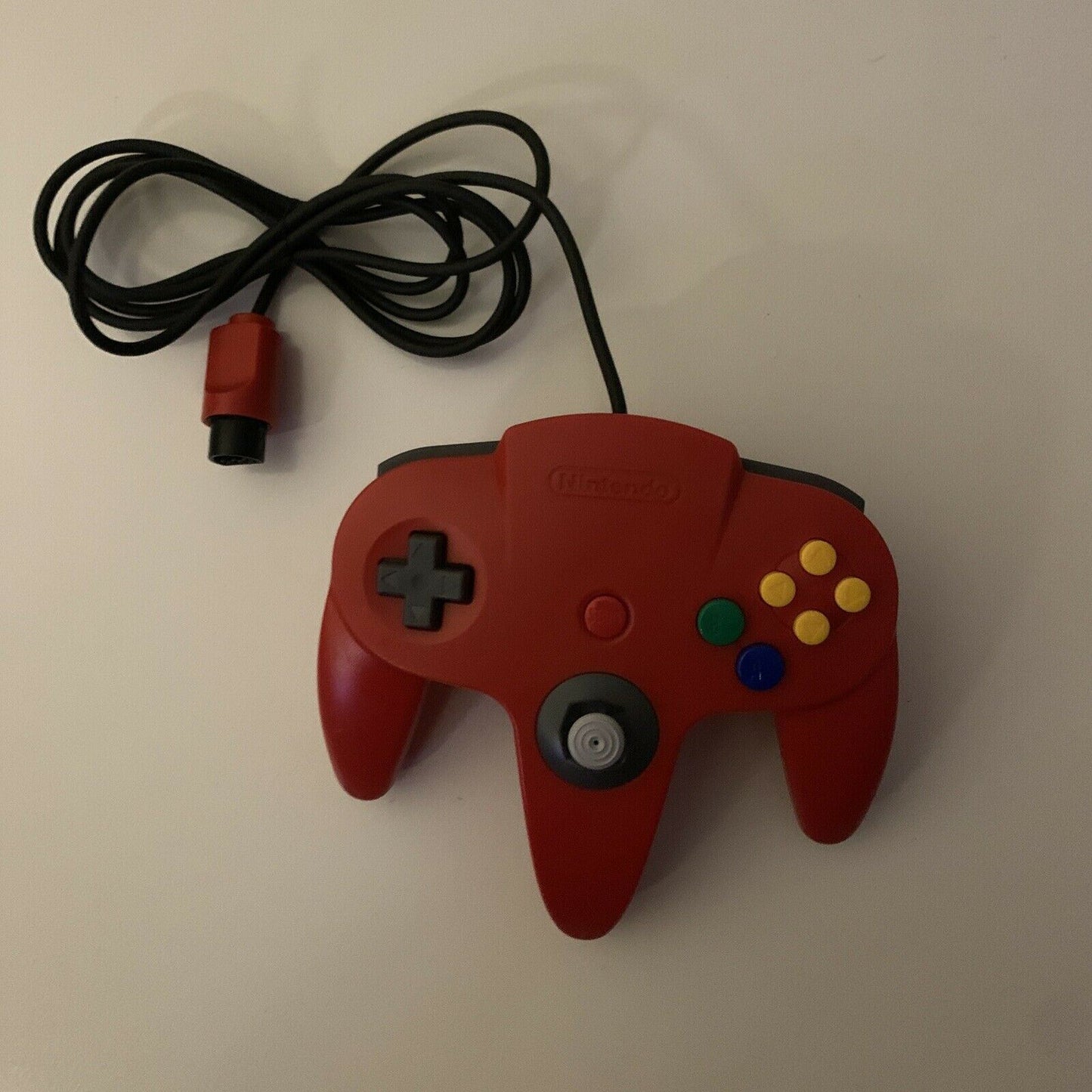Genuine Nintendo 64 N64 Controller Original Red - NUS-005
