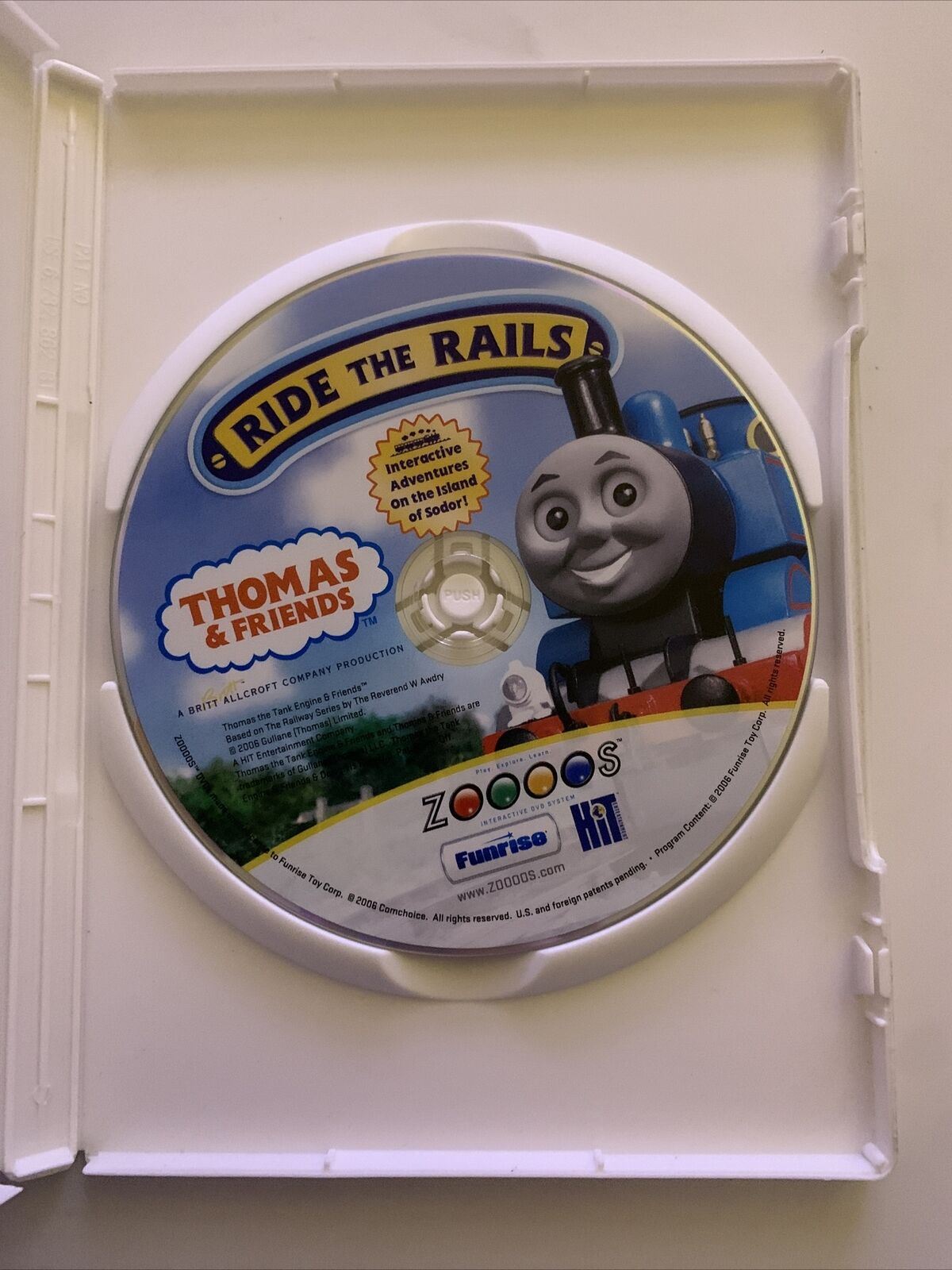 Thomas & Friends Ride The Rails - Interactive DVD ZOOOOS