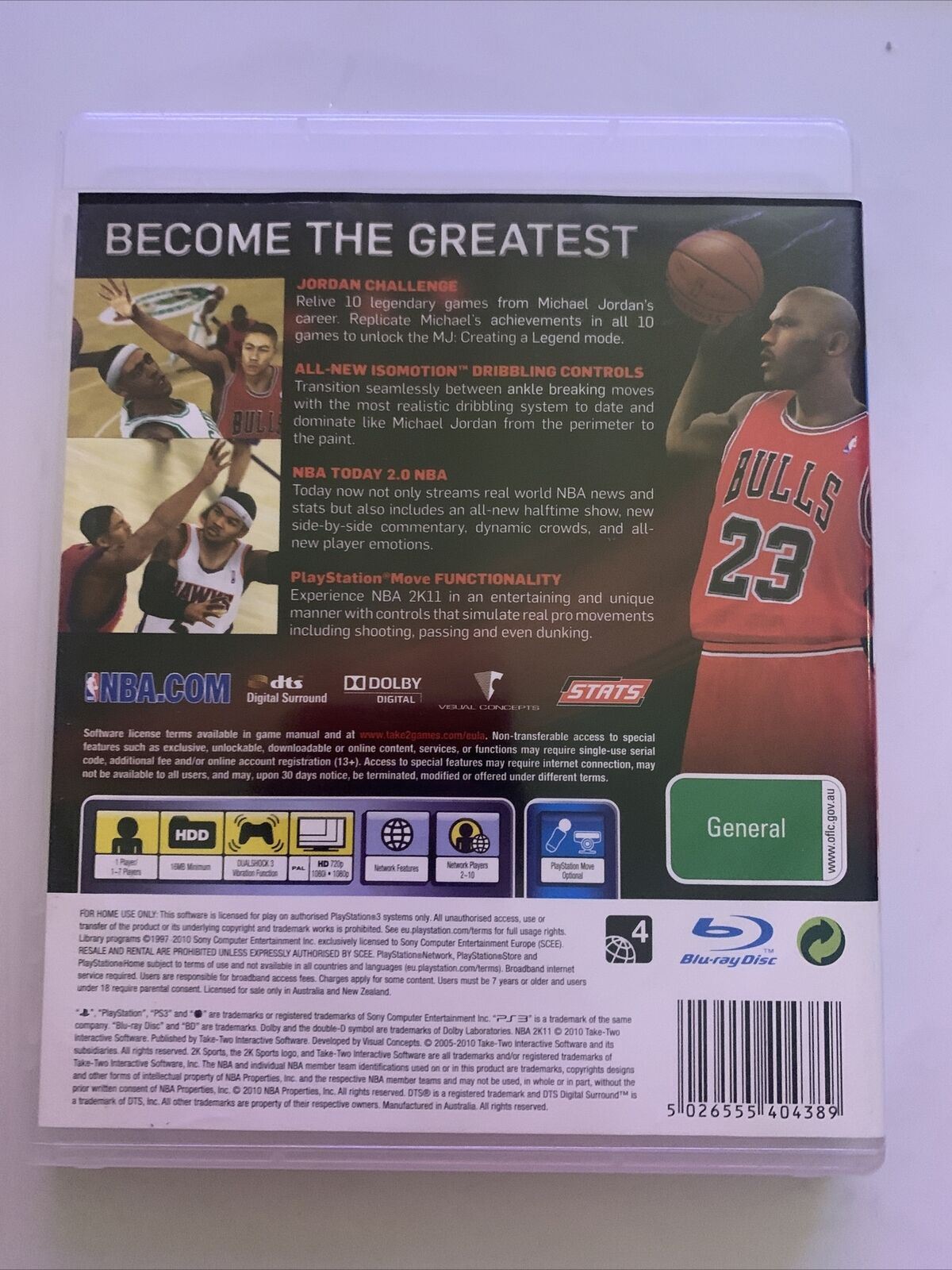 NBA 2K11 - PS3 Game Michael Jordan Sony PlayStation 3