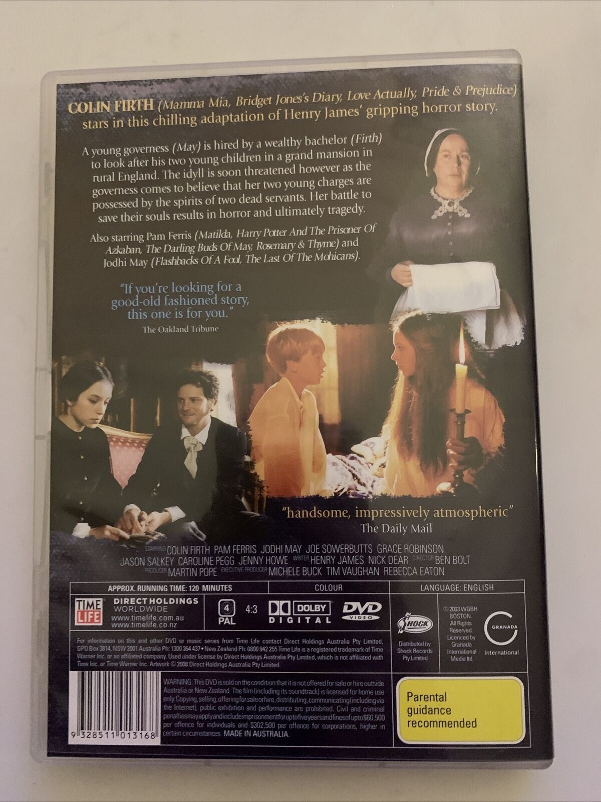 The Turn Of The Screw (DVD, 1999) Caroline Pegg, Colin Firth. Region 4&2