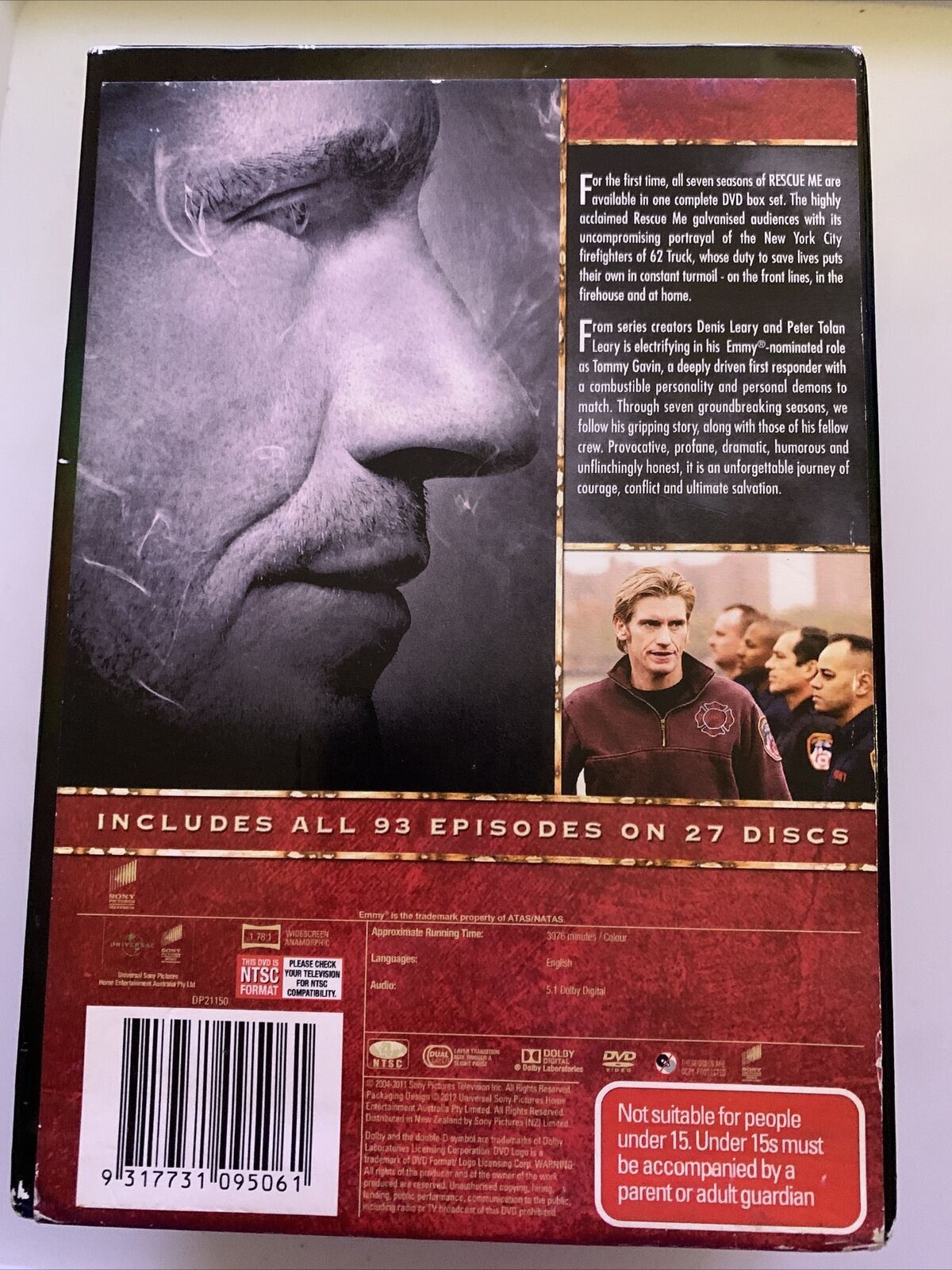 Rescue Me - The Complete Series (DVD, 27-Discs) Denis Leary. Region 4 & 1