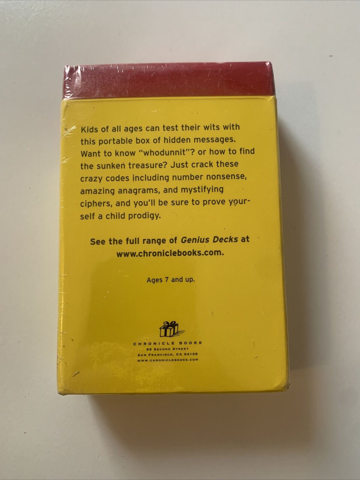 *New Sealed* Mensa 75 Secret Codes Genius Deck For Kids