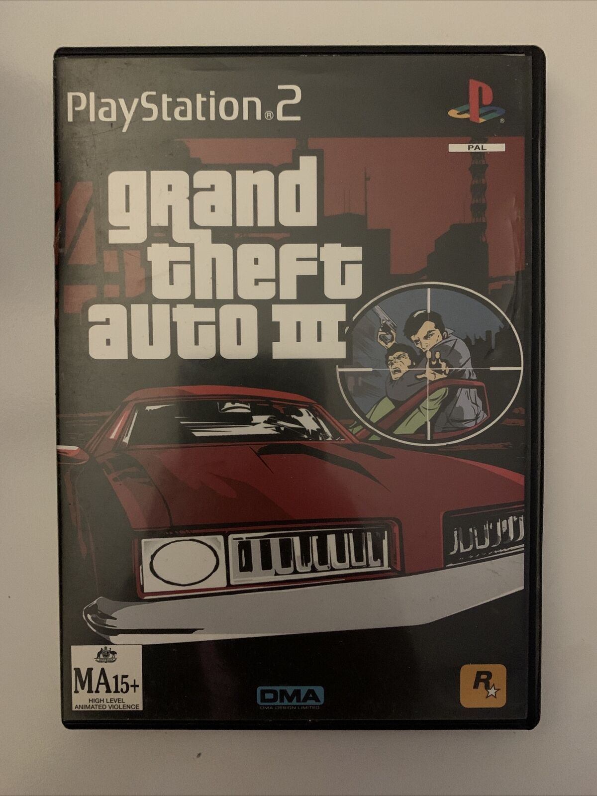 Grand Theft Auto 3 - Playstation 2 PS2 PAL Game with Map & Manual