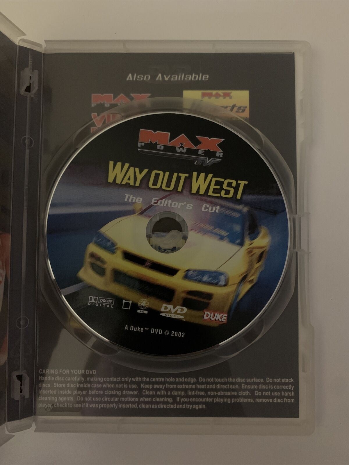 Max Power: Way Out West - The Editor's Cut (DVD) All Regions