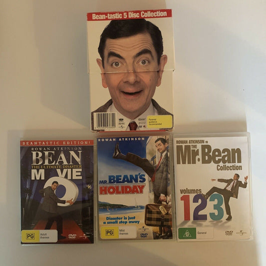 Bean-tastic 5 Disc Mr Bean Collection (DVD, 2007, 5-Disc Set) Region 4&2