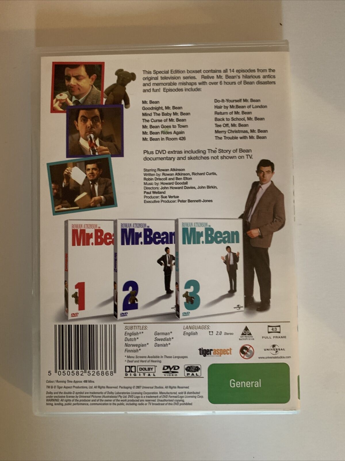 Bean-tastic 5 Disc Mr Bean Collection (DVD, 2007, 5-Disc Set) Region 4&2