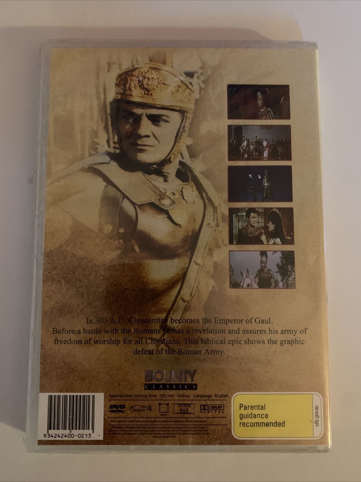 *New Sealed* Constantine And The Cross (DVD, 1961) Cornel Wilde. Region 4