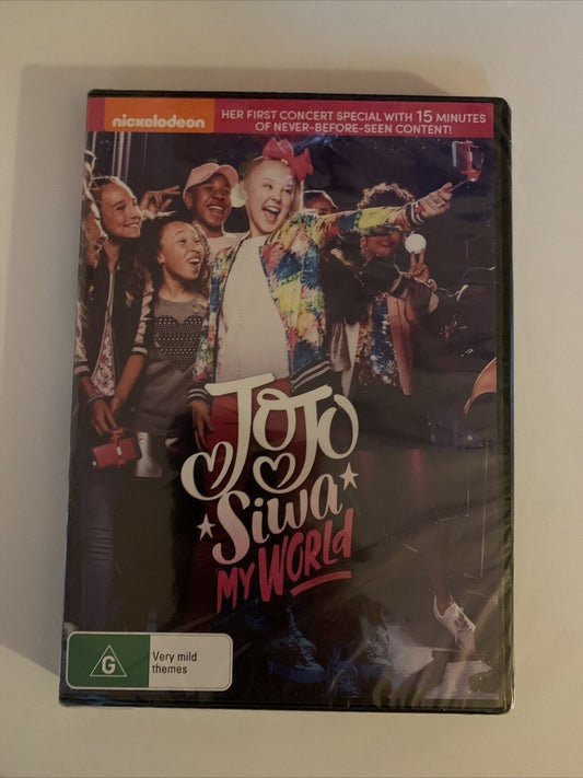 *New Sealed* Jojo Siwa - My World (DVD) Region 4