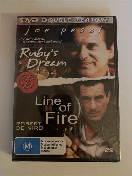 *New Sealed* Ruby's Dream / Line Of Fire (DVD) Joe Pesci, Robert De Niro