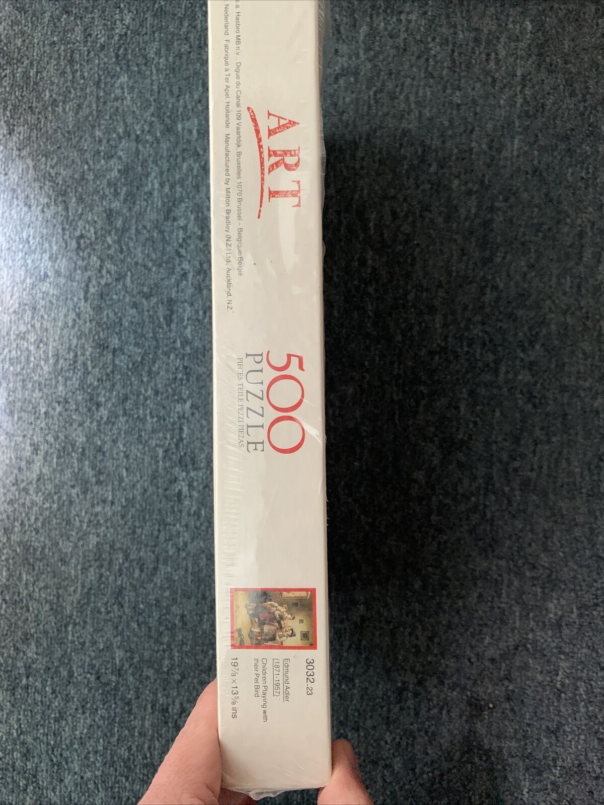 *New Sealed* MB Edmund Adler Children Playing with Pet Bird - Puzzle Jigsaw