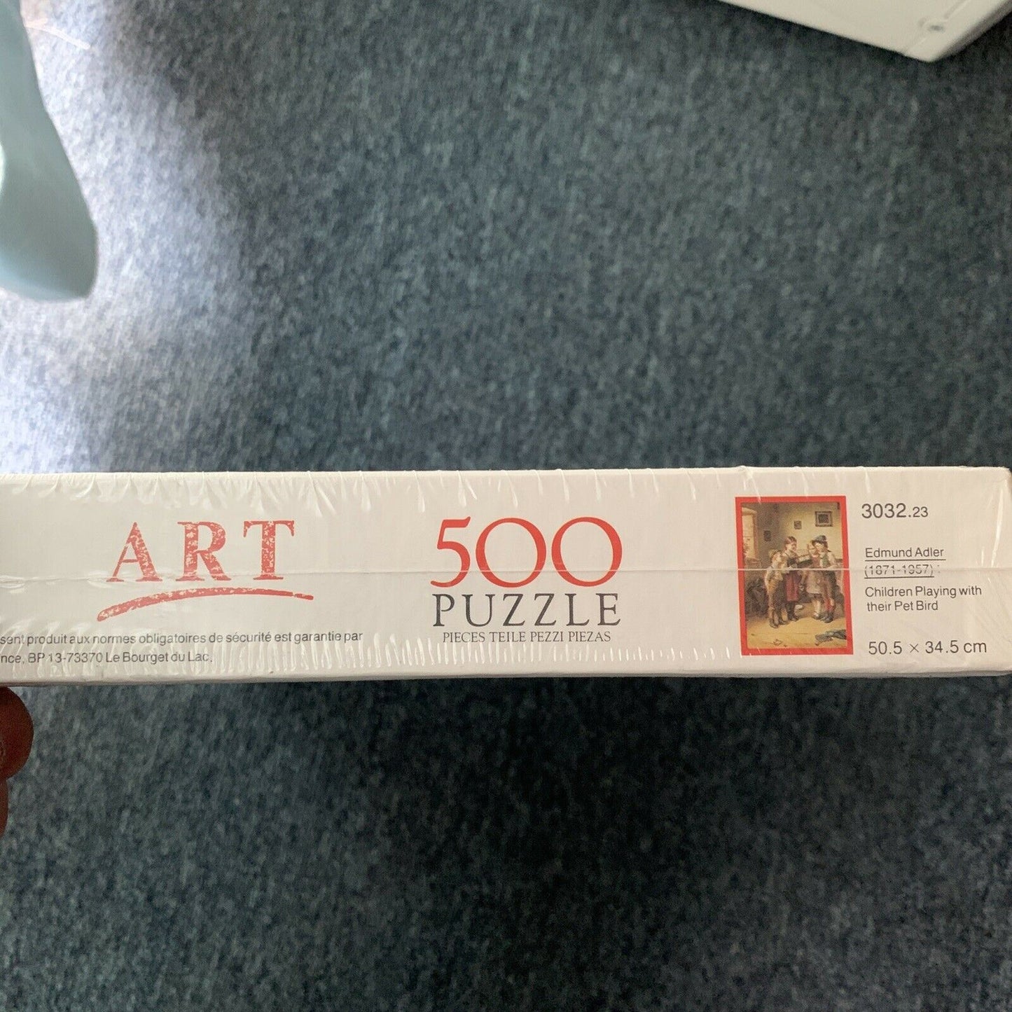 *New Sealed* MB Edmund Adler Children Playing with Pet Bird - Puzzle Jigsaw