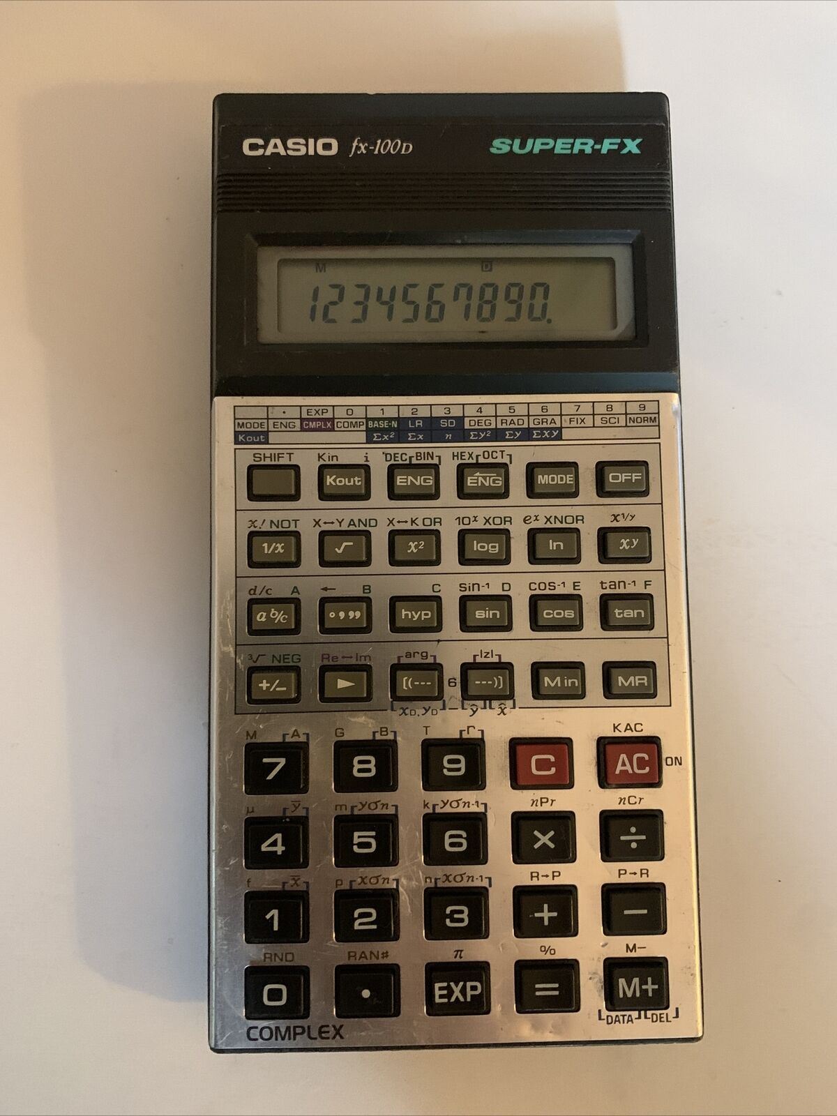 Vintage Casio fx-100D Super-FX Calculator