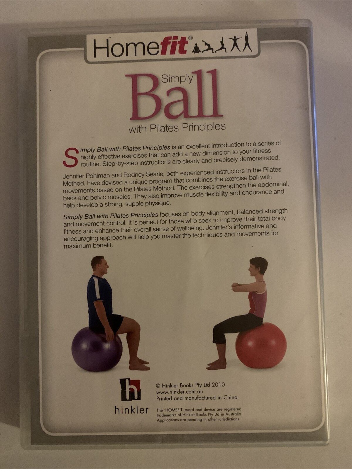 Simply Ball With Pilates Principles (DVD) Gymball pilates exercises. All Regions