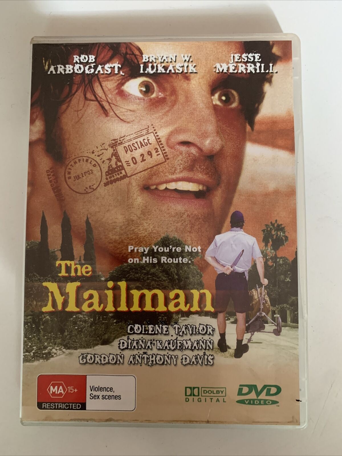 The Mailman (DVD, 2004) Robert W. Arbogast, Ari Tinnen. Horror Thriller Film