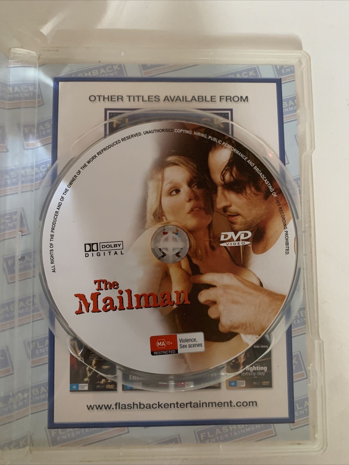 The Mailman (DVD, 2004) Robert W. Arbogast, Ari Tinnen. Horror Thriller Film