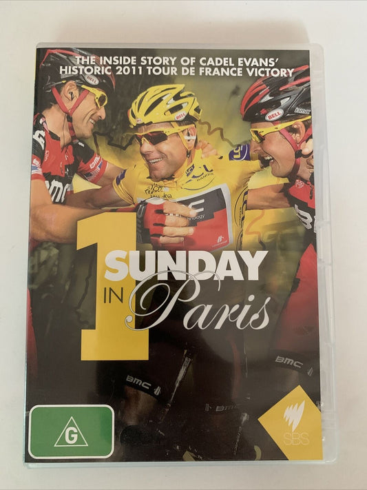 1 Sunday In Paris (DVD, 2012) Tour de France - Cadel Evans. All Regions