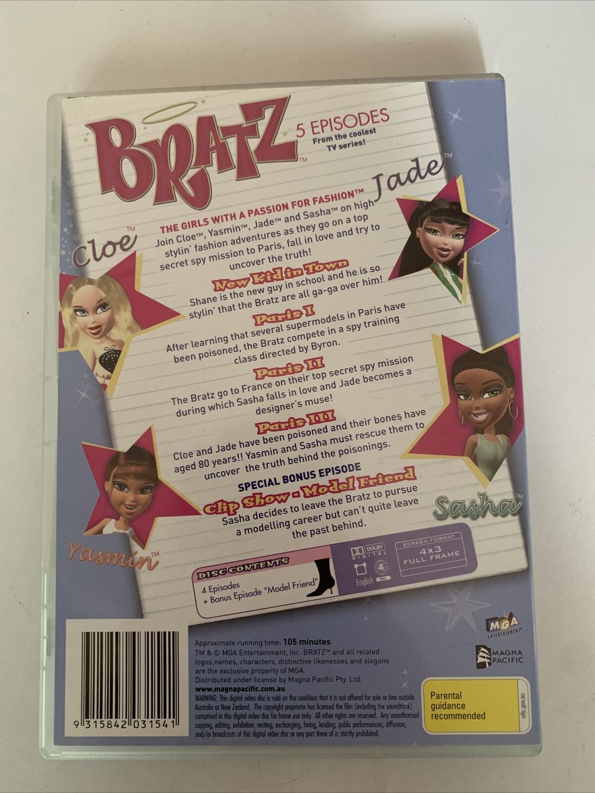 Bratz - Pariz (DVD) Region 4