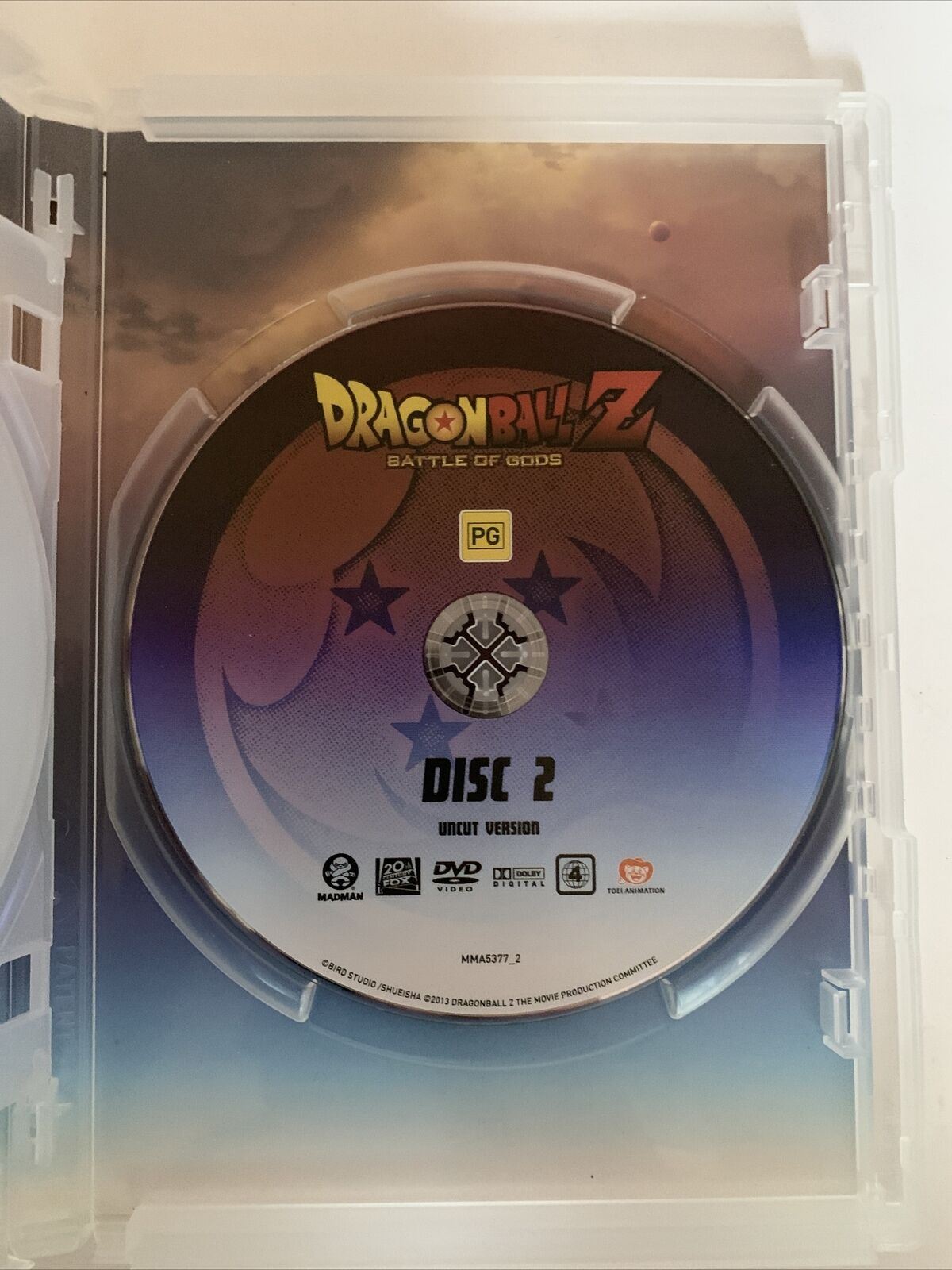 Dragon Ball Z: Battle Of Gods - Uncut Edition (DVD) Anime. Region 4