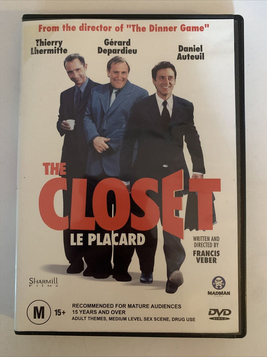 The Closet - Le Placard (DVD, 2001) Daniel Auteuil, Gérard Depardieu, Thierry L