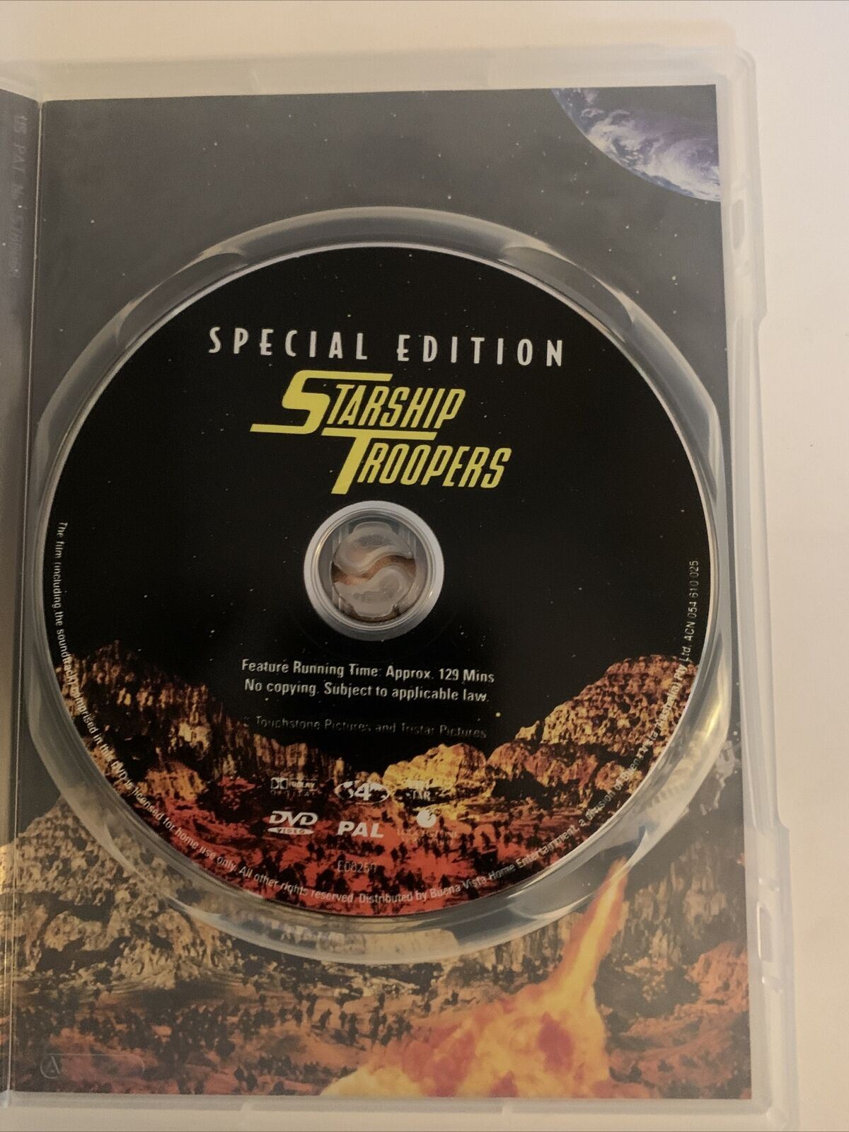 Starship Troopers - Special Edition (DVD, 1997) Region 4 & 2