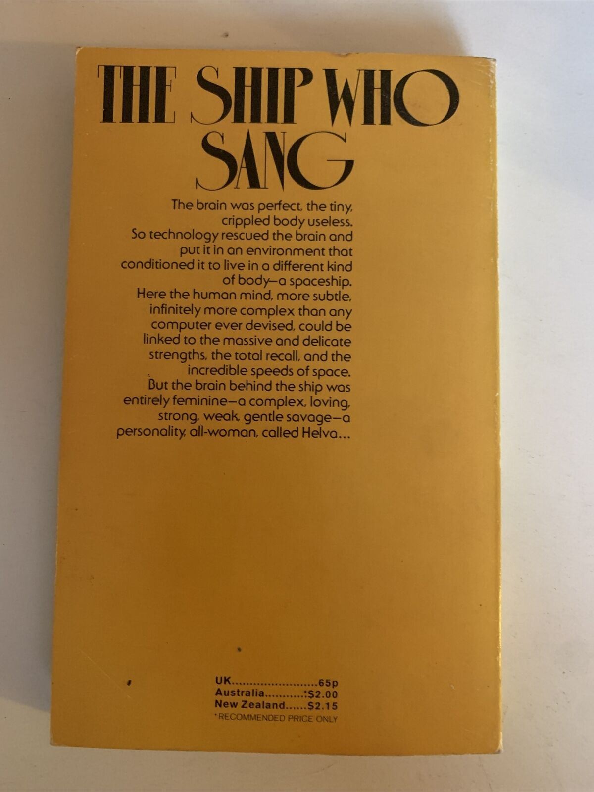 The Ship Who Sang - Anne McCaffrey 1971