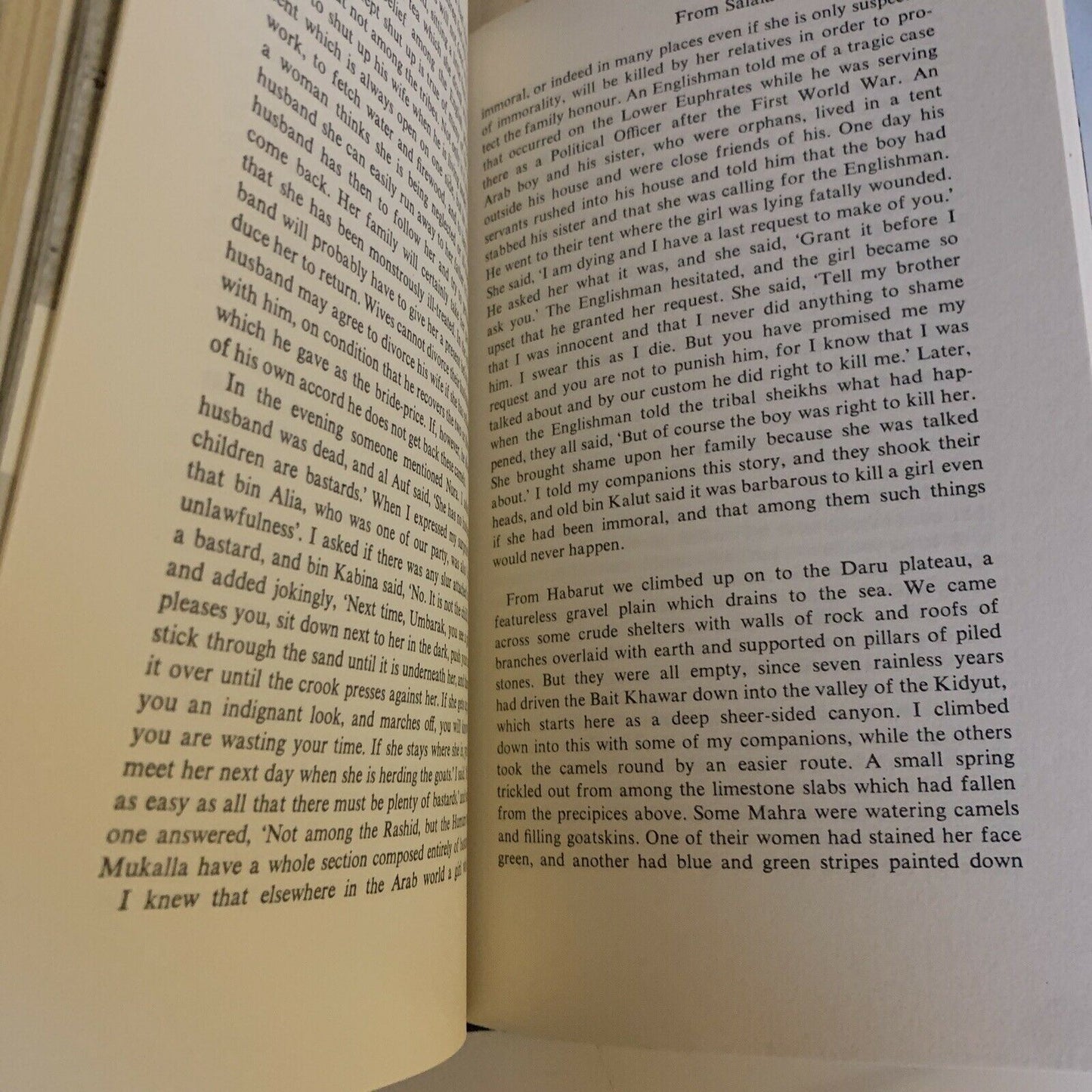 Arabian Sands by Wilfred Thesiger (Hardcover, 1990)