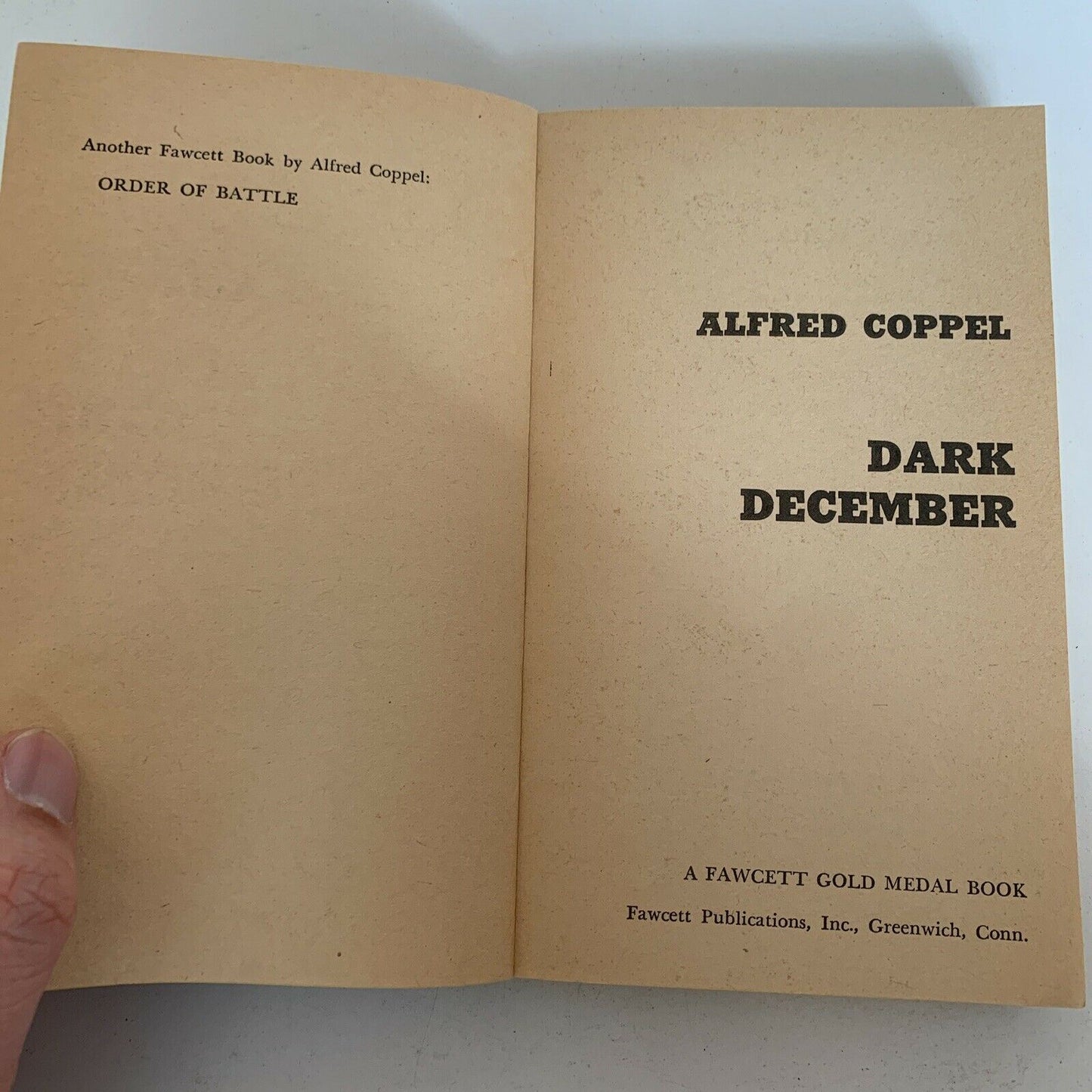Dark December by Alfred Coppel - Science Fiction