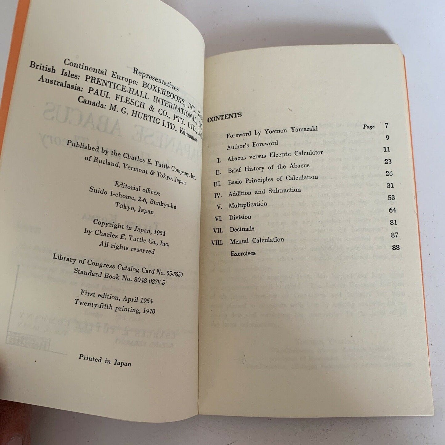 The Japanese Abacus It's Use And Theory by Takashi Kojima 1970