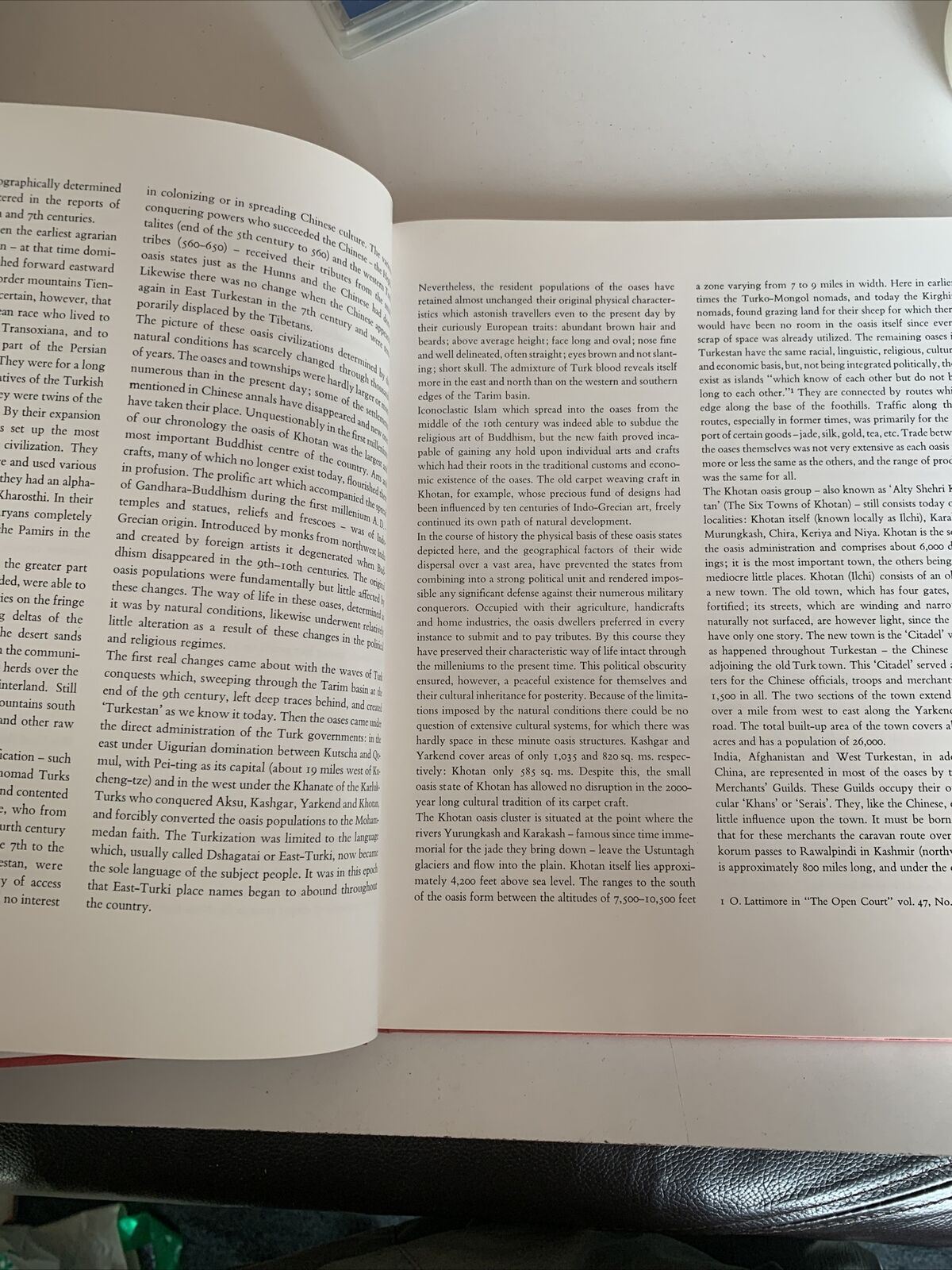 Carpets From Eastern Turkestan by Hans Bidder - Hardcover 1979