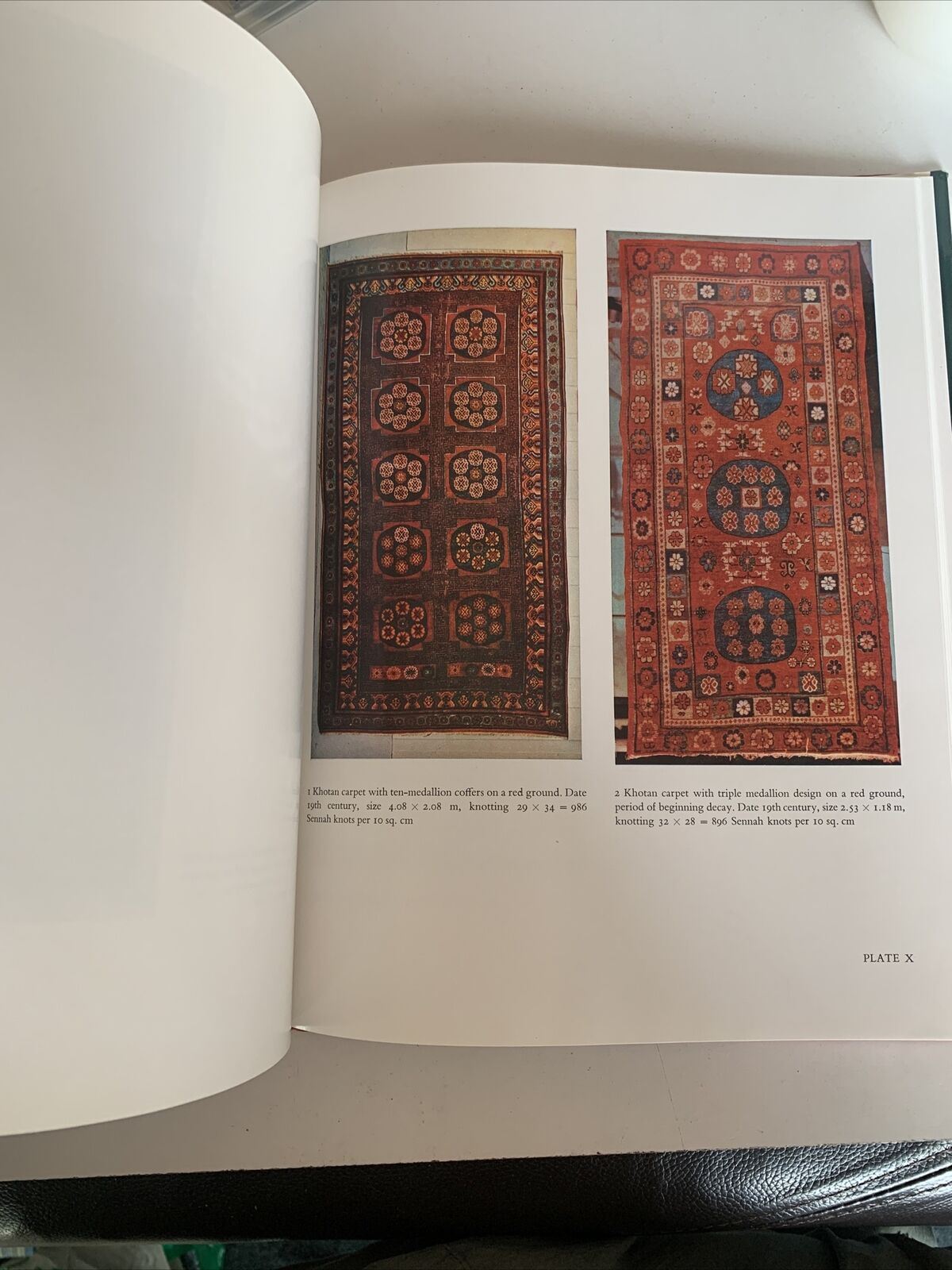 Carpets From Eastern Turkestan by Hans Bidder - Hardcover 1979