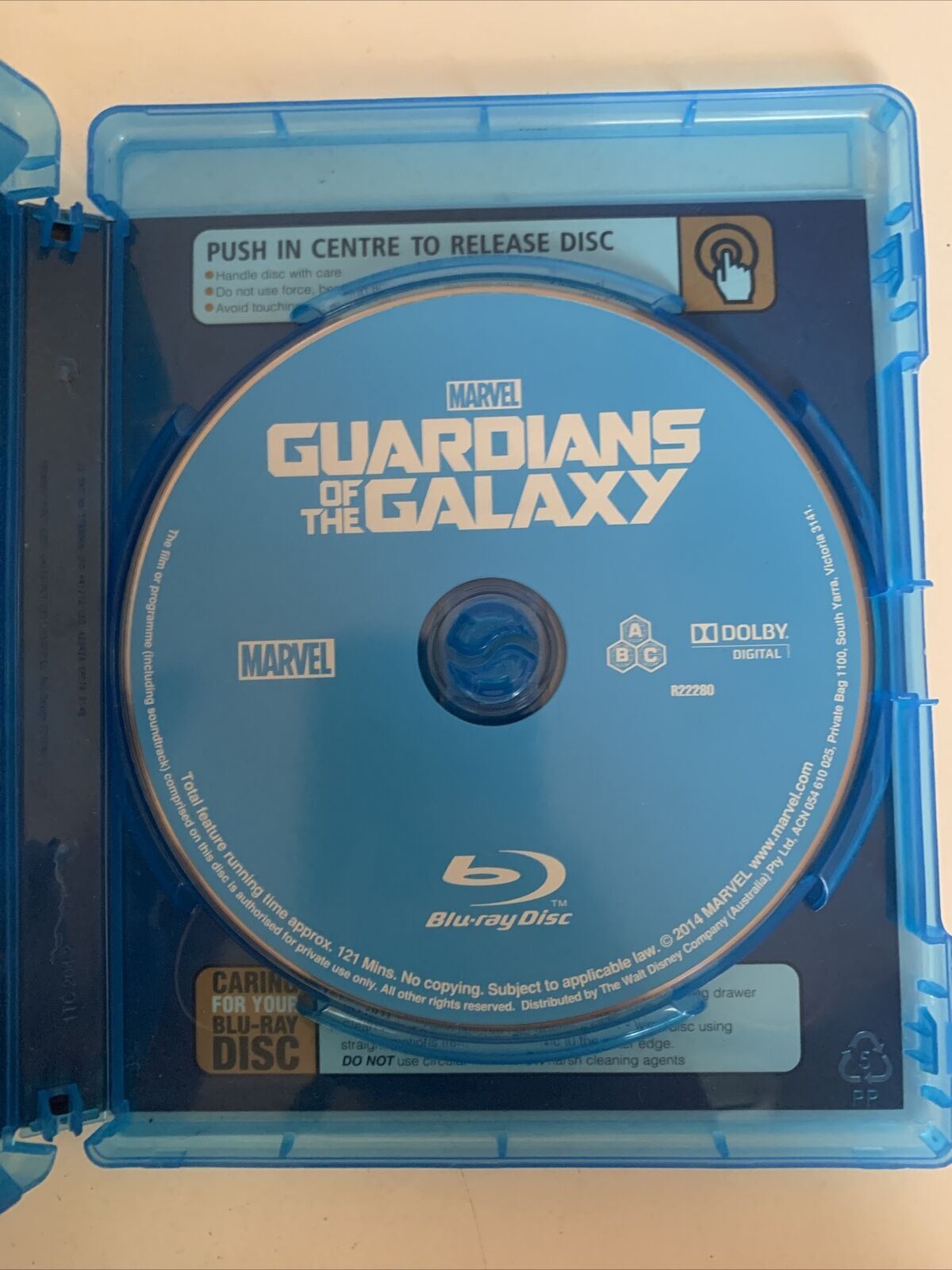 Guardians Of The Galaxy (Blu-ray, 2014) All Regions