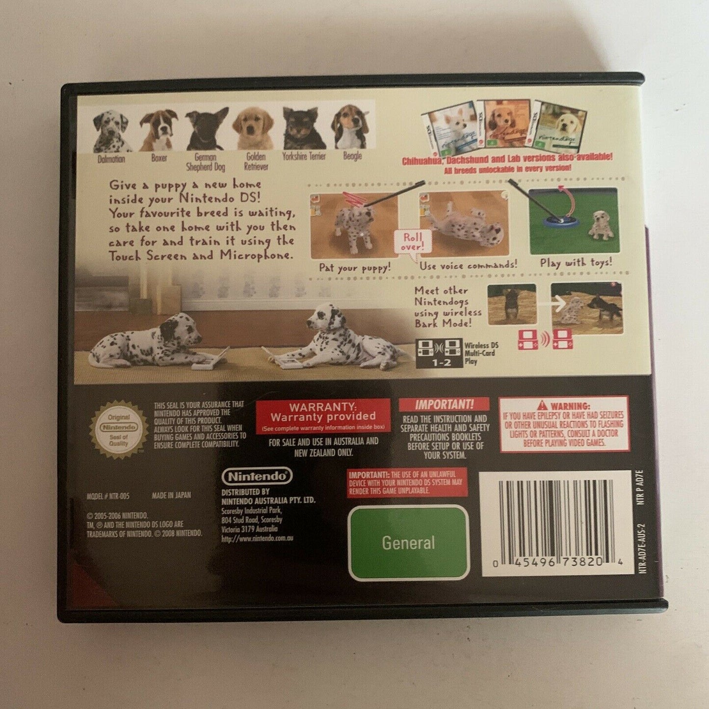 Nintendogs: Dalmation & Friends - Nintendo DS Complete