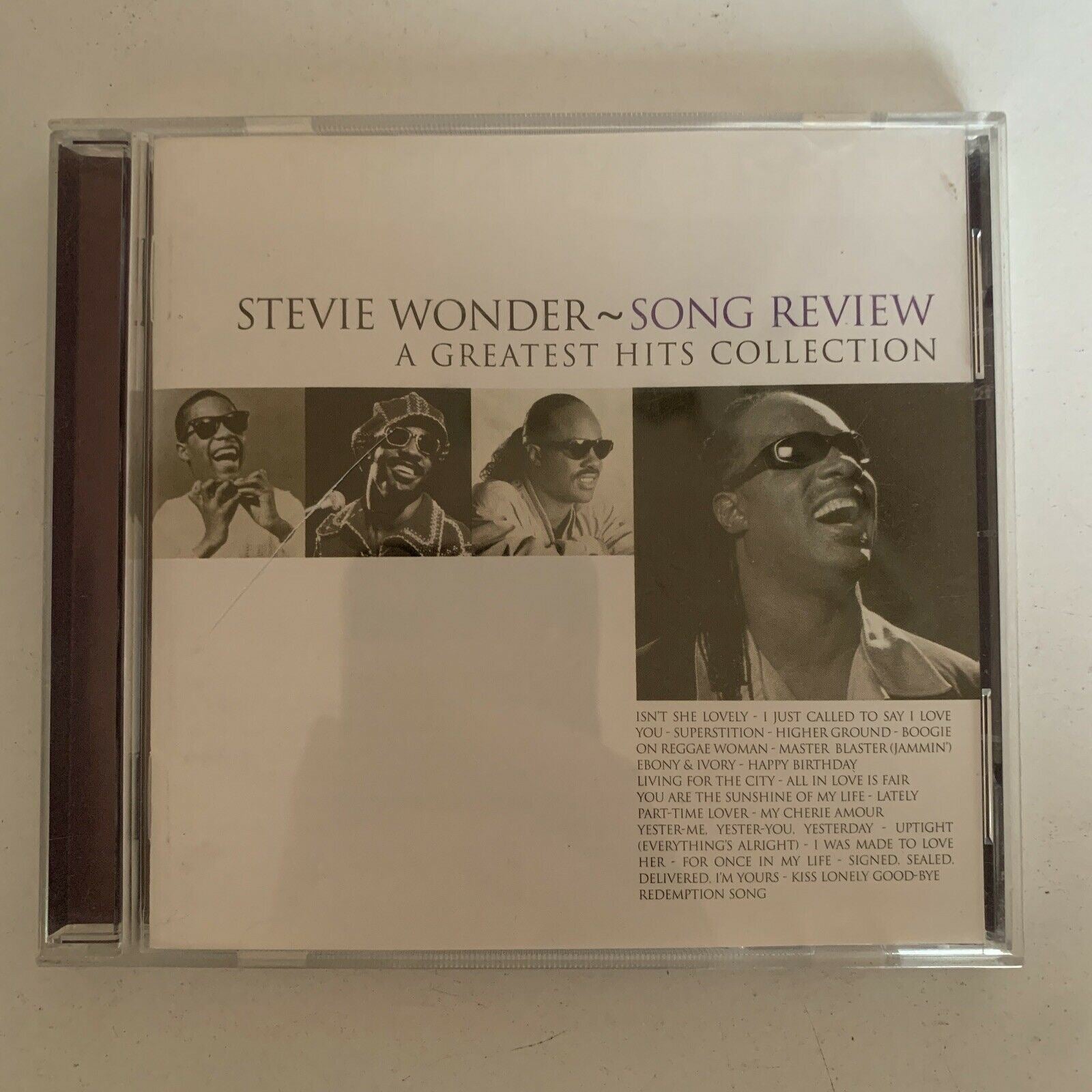 Stevie Wonder – Song Review (A Greatest Hits Collection) - CD