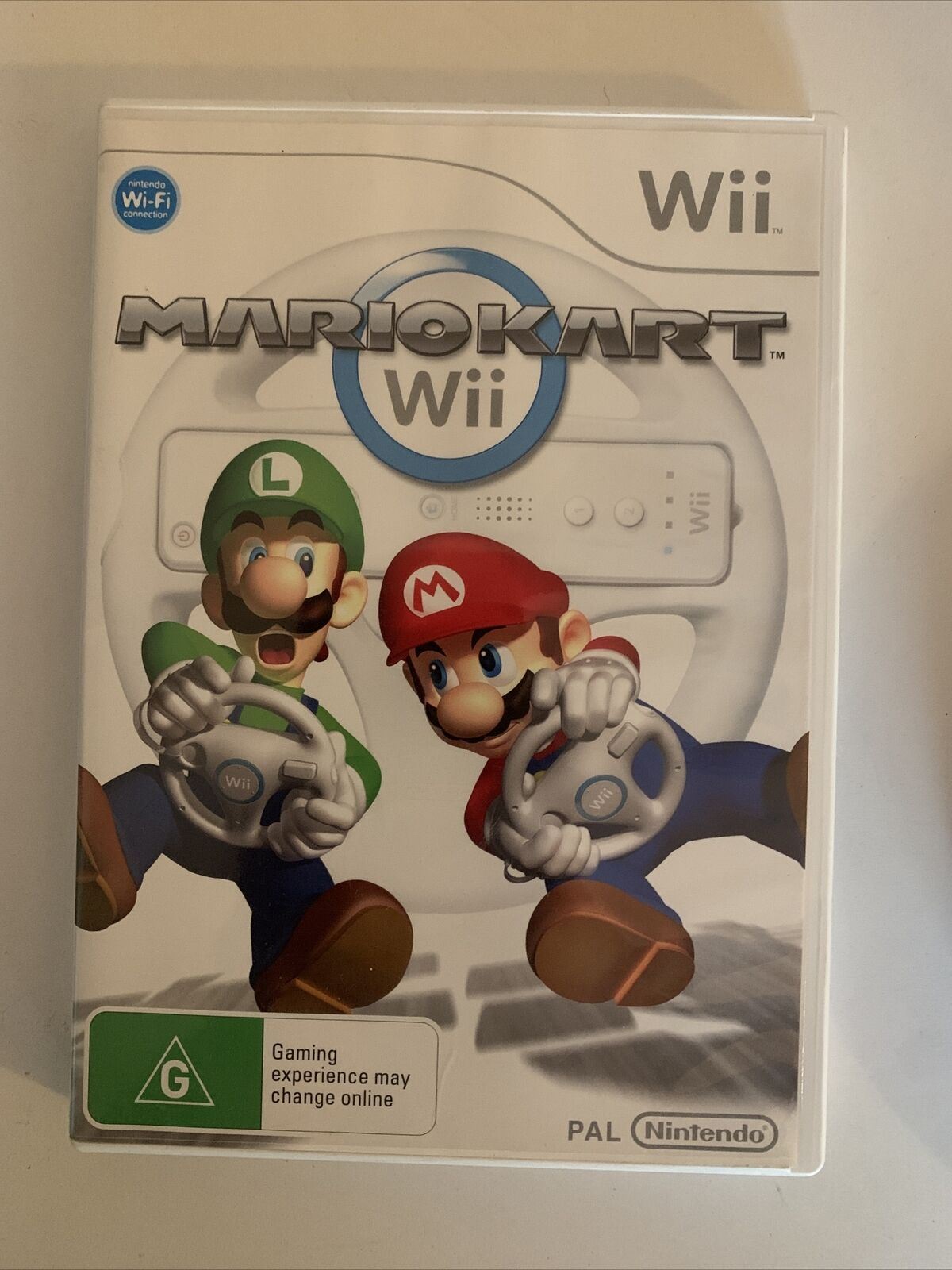 Mario Kart Wii & Wheel - Nintendo Wii PAL Game with Wheel Accessory Complete
