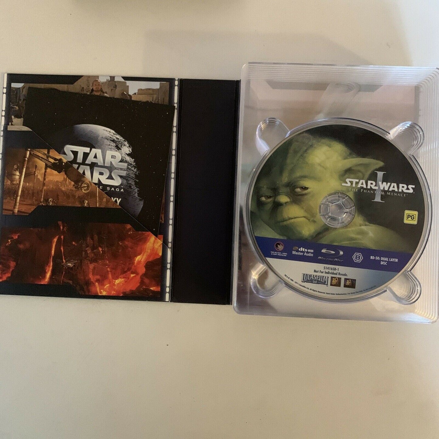 Star Wars - The Complete Saga Episodes I-VI (Blu-ray, 9-Disc) Region B
