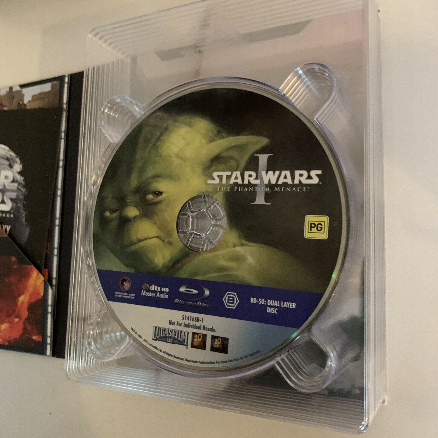 Star Wars - The Complete Saga Episodes I-VI (Blu-ray, 9-Disc) Region B