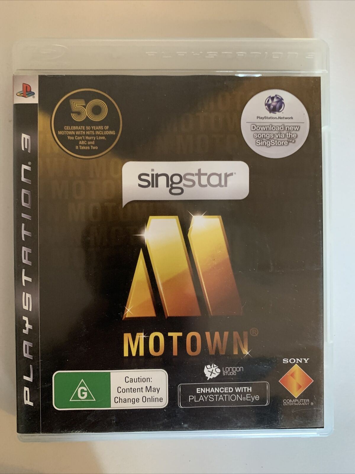 Disney Sing It & Motown with Microphone Bundle Set - Playstation PS3 Karaoke Lot