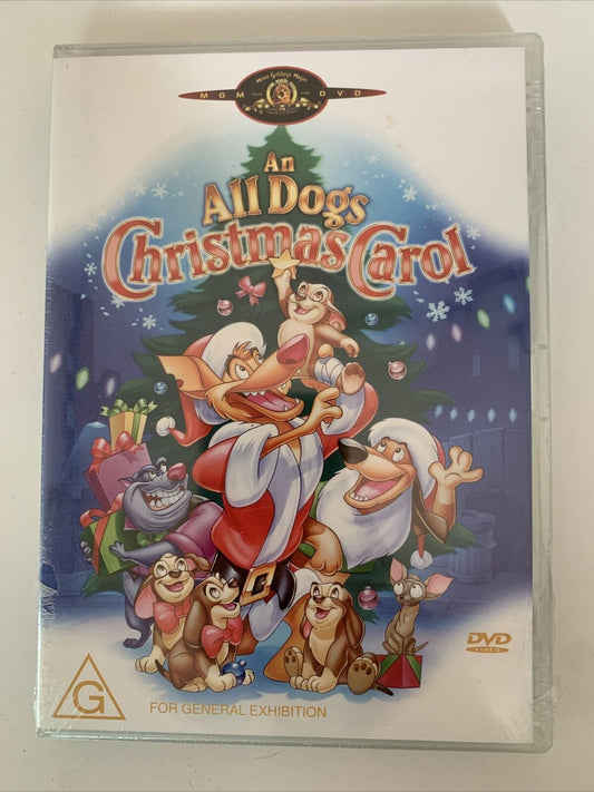 *New Sealed* An All Dogs Christmas Carol (DVD, 1998) Region 4