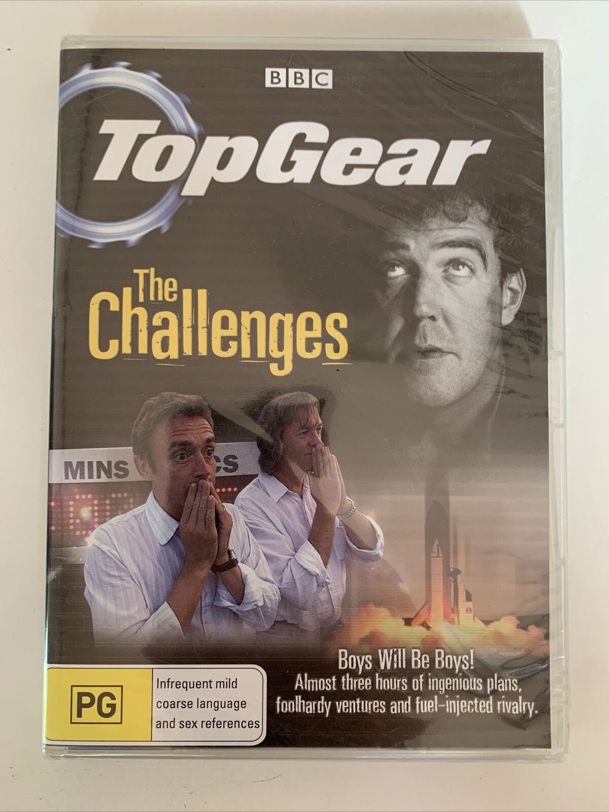 *New Sealed* Top Gear - The Challenges (DVD) Jeremy Clarkson. Region 4