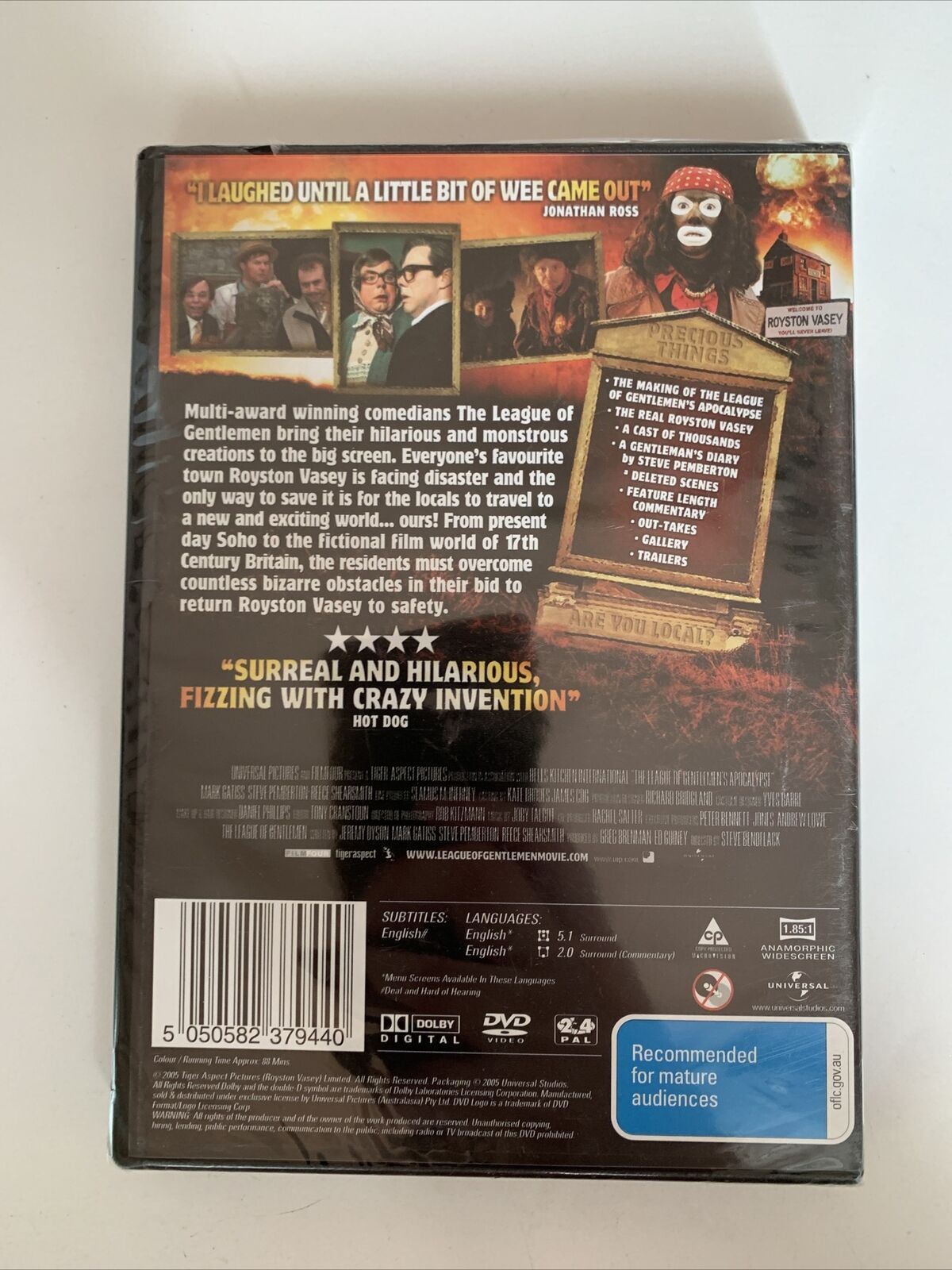 *New Sealed* The League Of Gentlemen's Apocalypse (DVD, 2005) Region 4&2