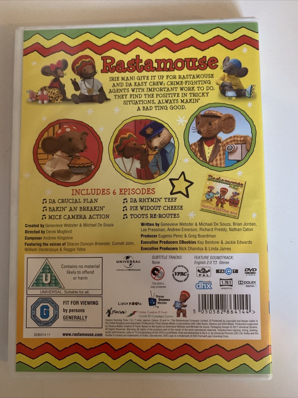 Rastamouse - Da Crucial Plan & Other Adventures (DVD) Region 2