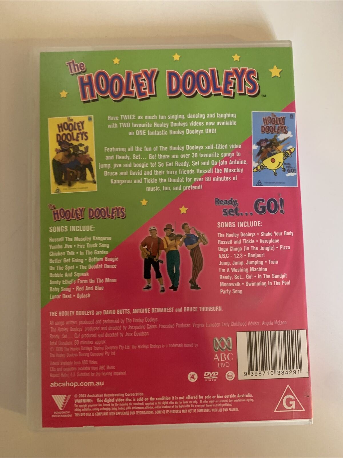 The Hooley Dooleys - The Hooley Dooleys + Ready, Set.. Go! (DVD, 2003) Region4