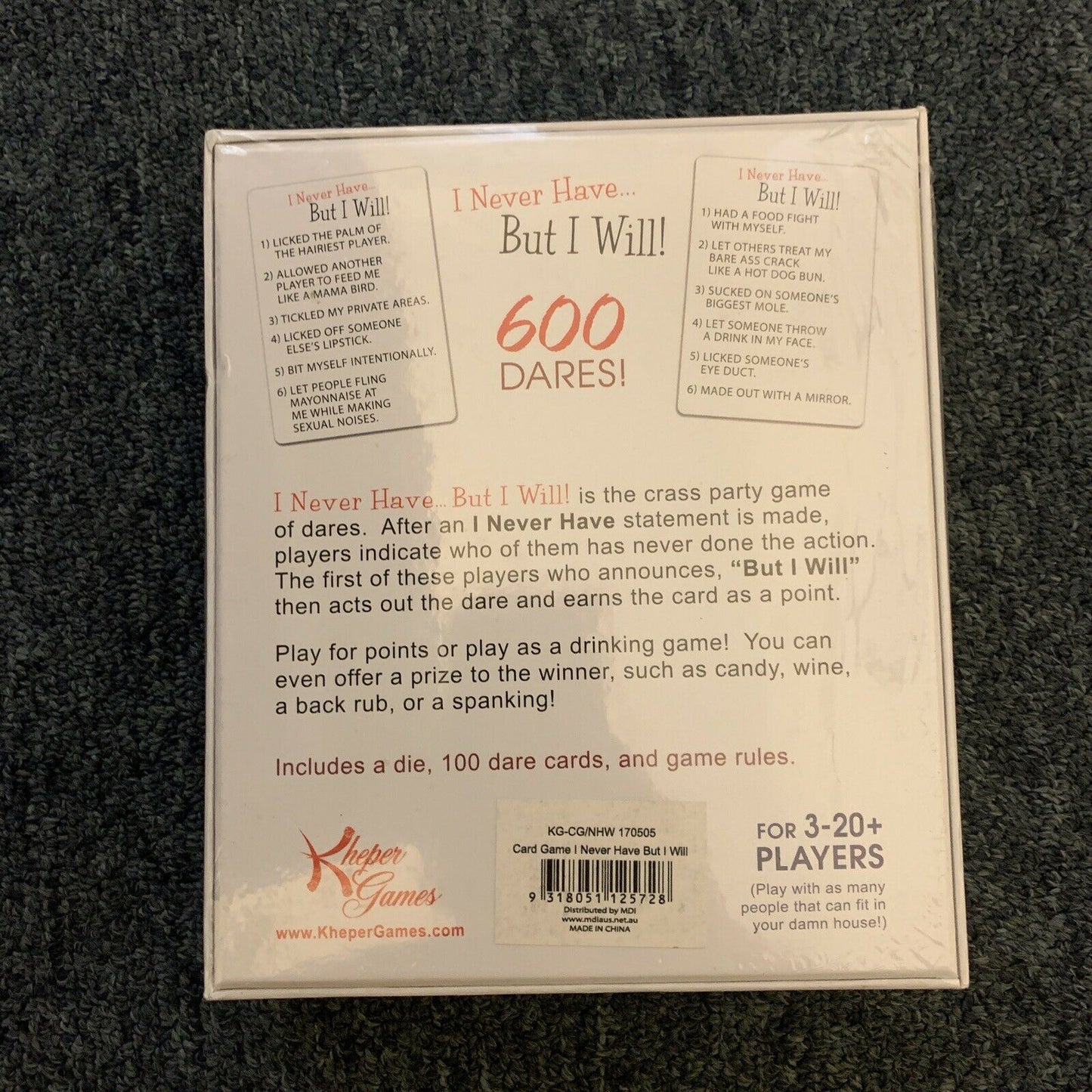 *New Sealed* I Never Have... But I Will! The Game of Dares - 600 Dares!