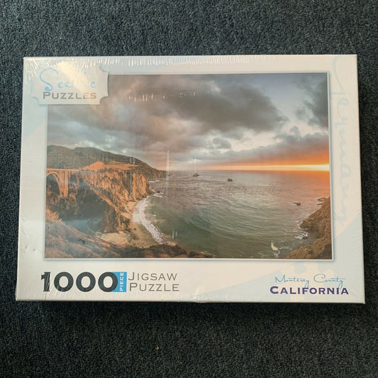 *New Sealed* Monterey County California 1000 Piece Jigsaw Puzzle
