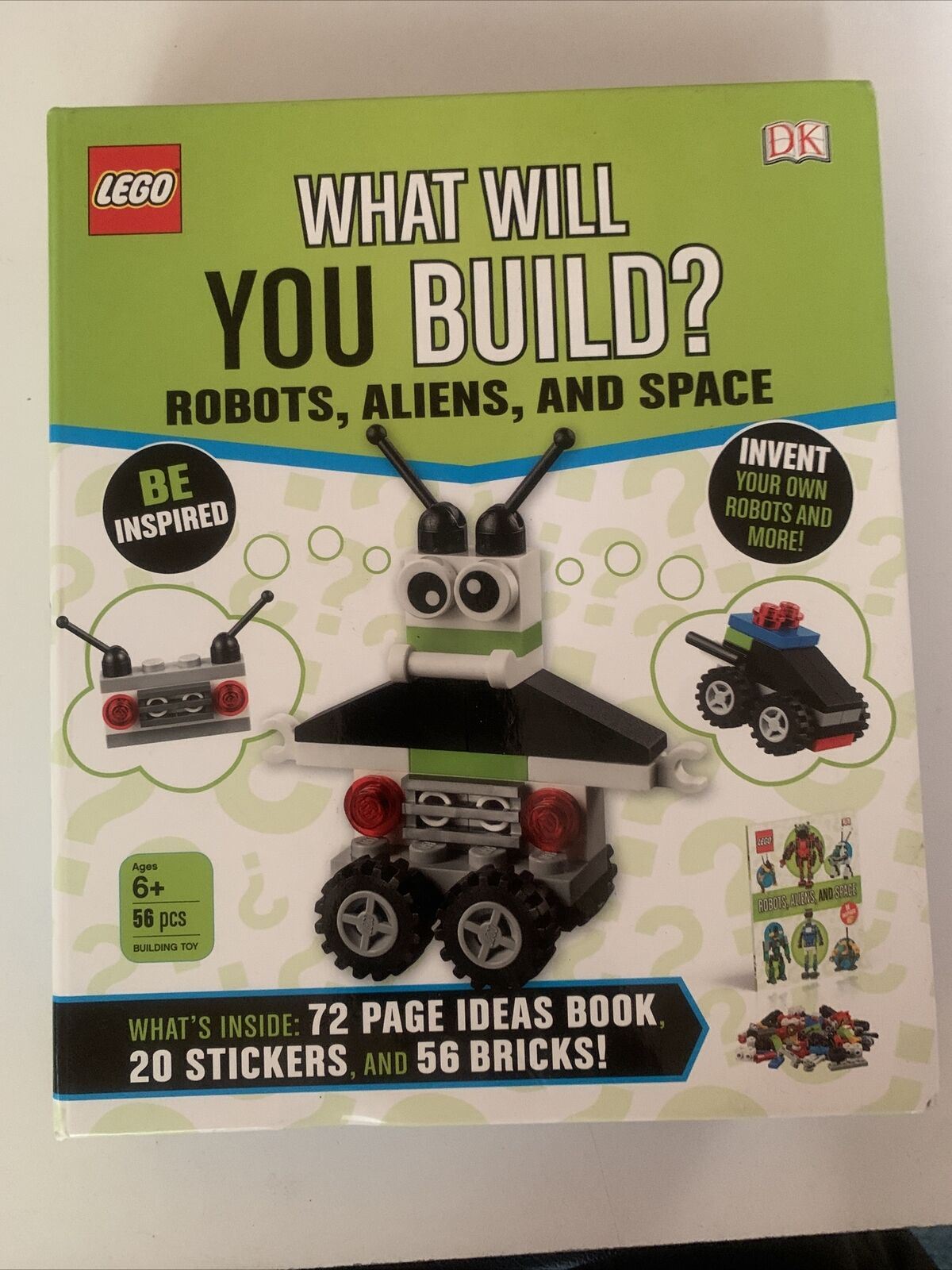 LEGO What Will You Build - Robots, Aliens and Space Book & Lego Set