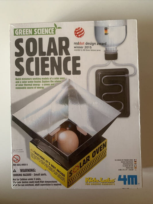 4M Green Science Solar Science - Miniature Solar Oven & Water Heater & Purifier